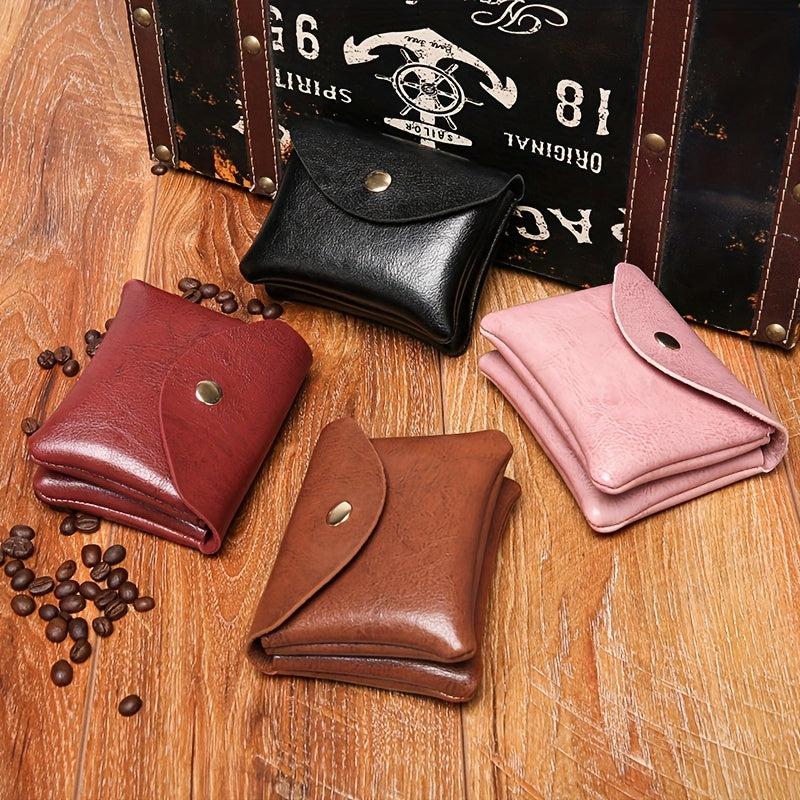 Women's Mini Coin Purse Flap Clutch Snap Versatile Purse