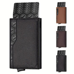 Automatic Pop Up Women's Wallet RFID Clutch Purse