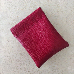 Mini Minimalist Coin Purse Solid Clutch Earphone Bag Portable Storage Pouch
