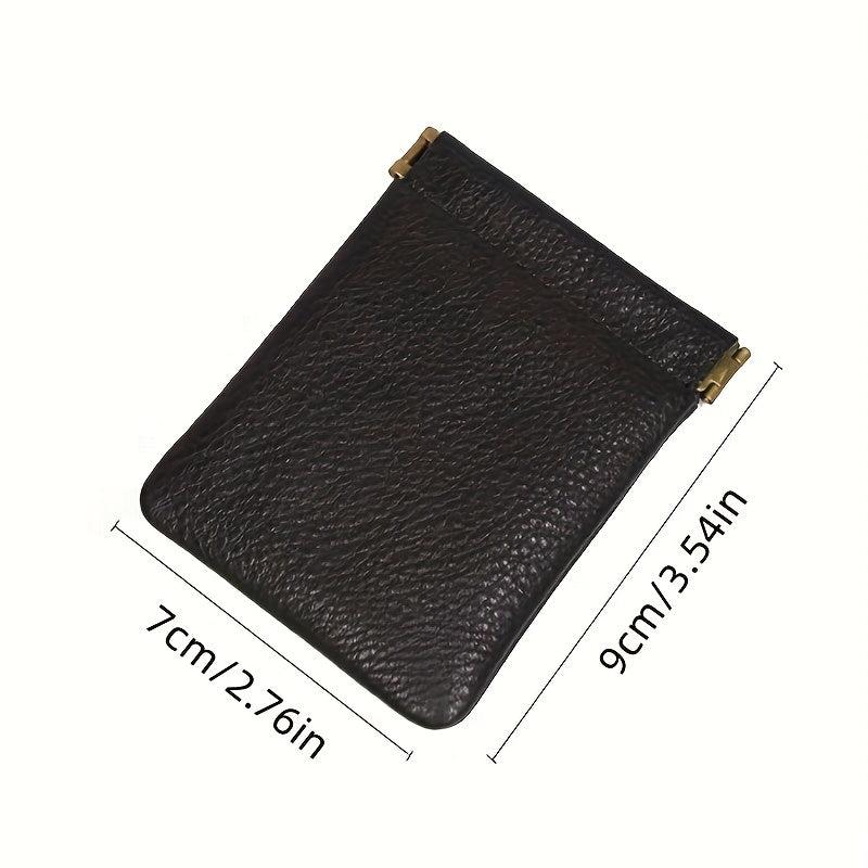 Mini Minimalist Coin Purse Solid Clutch Earphone Bag Portable Storage Pouch