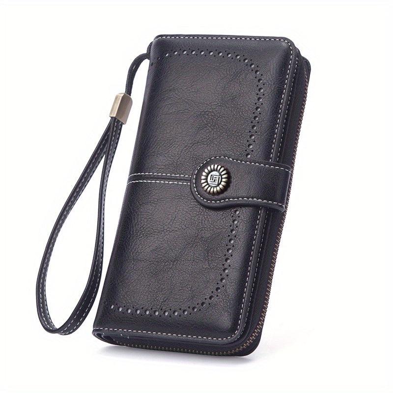 Classic Retro Thickened Pu Leather Women's Wallet