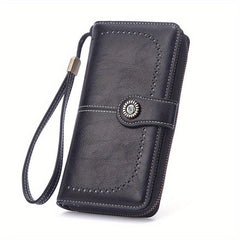 Classic Retro Thickened Pu Leather Women's Wallet