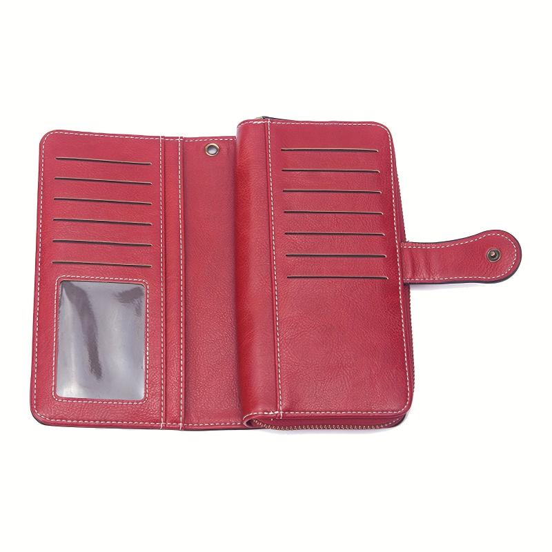 Classic Retro Thickened Pu Leather Women's Wallet