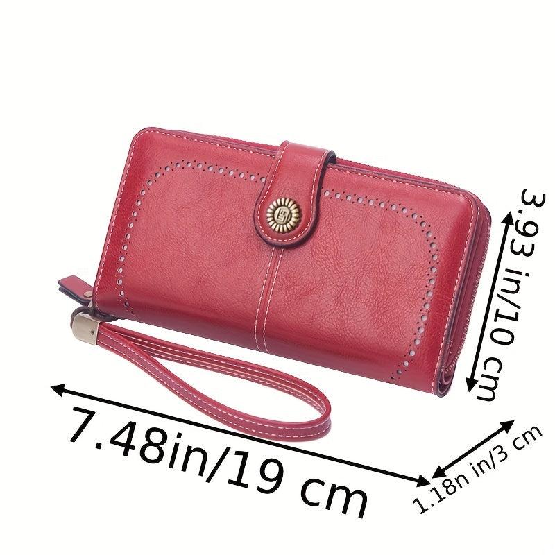Classic Retro Thickened Pu Leather Women's Wallet