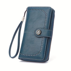 Classic Retro Thickened Pu Leather Women's Wallet