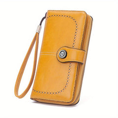 Classic Retro Thickened Pu Leather Women's Wallet