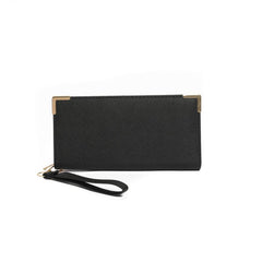 Solid Long Wallet Zipper Coin Purse Clutch Phone Pouch