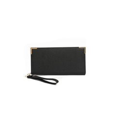 Solid Long Wallet Zipper Coin Purse Clutch Phone Pouch