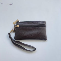 Minimalist Coin Purse Zipper Clutch Wallet Classic Storage Pouch