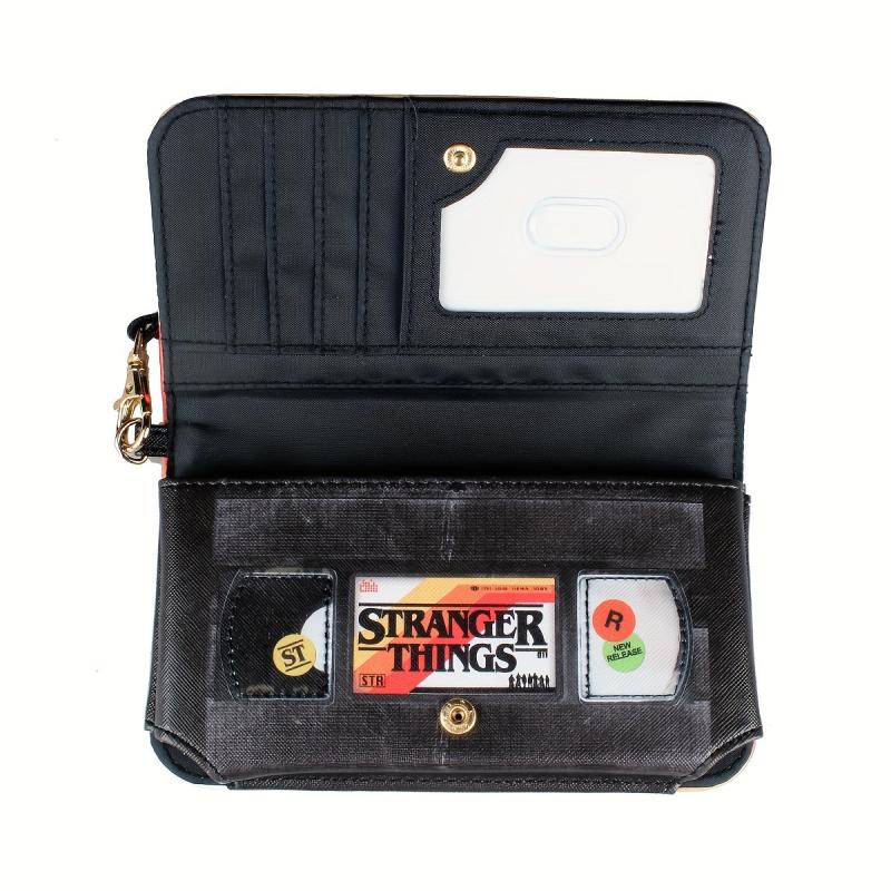 Letter Print Long Wallet Coin Purse Clutch Purse Wristband