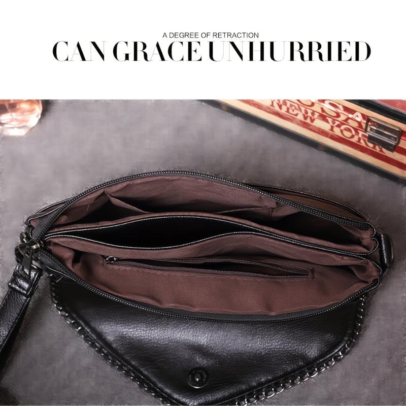 Women Leather Shoulder Crossbody Cell Phone Bag Coin Bag Pocket Laminated