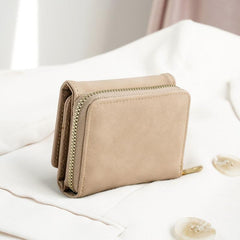 Minimalist Trifold Card Wallet Clutch Coin Purse