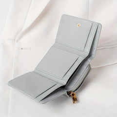 Minimalist Trifold Card Wallet Clutch Coin Purse