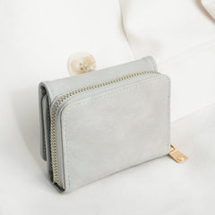 Minimalist Trifold Card Wallet Clutch Coin Purse