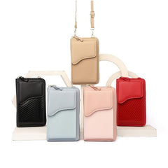 Zip Around Phone Wallet Coin Purse Shoulder Bag