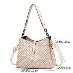 Vintage Pattern Bucket Bag All Match Shoulder Bag