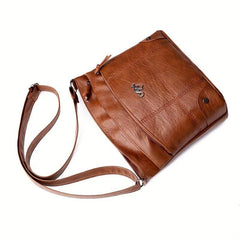 Multi-Pocket Crossbody Bag Soft Textured Shoulder Bag