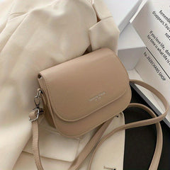 Letter Graphic Saddle Bag Crossbody Purse for Women