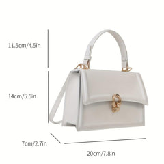 Stylish Crossbody Bag Solid Shoulder Bag