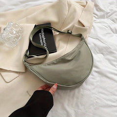 Nylon Small Messenger Bag Lightweight Shoulder Bag Armpit Bag