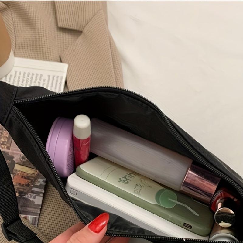 Nylon Small Messenger Bag Lightweight Shoulder Bag Armpit Bag