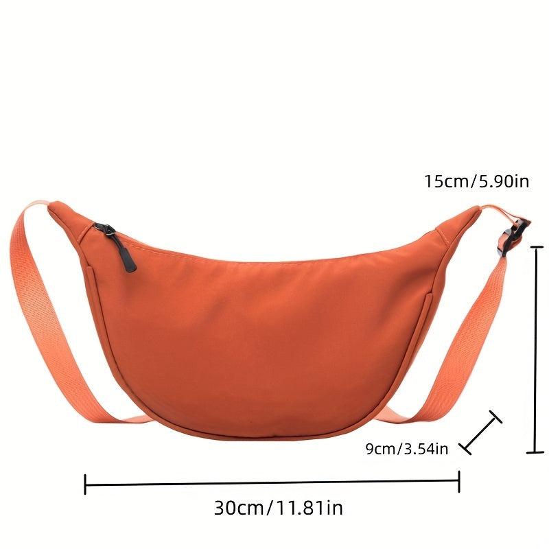 Nylon Small Messenger Bag Lightweight Shoulder Bag Armpit Bag