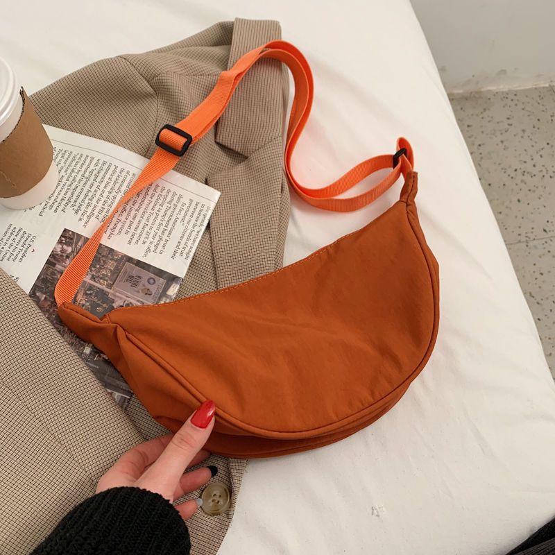 Nylon Small Messenger Bag Lightweight Shoulder Bag Armpit Bag