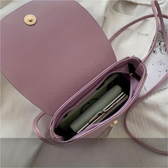 Stylish Solid Square Crossbody Bag for Work