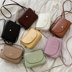 Stylish Solid Square Crossbody Bag for Work