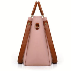 Vintage Solid Tote Bag Top Handle Satchel Purse Women's Handbag & Shoulder Bag
