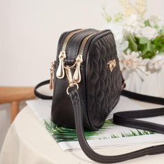Quilted Square Shoulder Bag Solid Crossbody Bag
