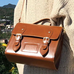 Vintage PU Classic Messenger Bag for Women