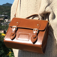 Vintage PU Classic Messenger Bag for Women