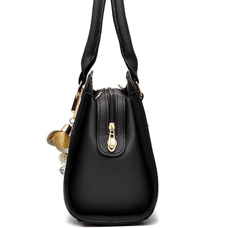 Stylish Tote Bag Vegan Leather Crossbody Bag Satchel Purse