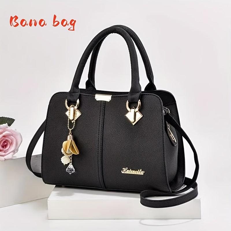 Stylish Tote Bag Vegan Leather Crossbody Bag Satchel Purse
