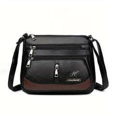Crossbody Bag PU Leather Textured Bag Purse Shoulder Bag
