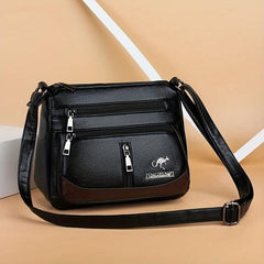 Crossbody Bag PU Leather Textured Bag Purse Shoulder Bag