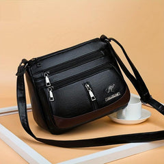 Crossbody Bag PU Leather Textured Bag Purse Shoulder Bag