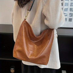 Vintage Ethnic Style Hobo Crossbody Bag Large Capacity Shoulder Bag