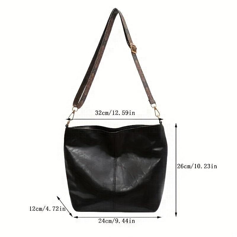 Vintage Ethnic Style Hobo Crossbody Bag Large Capacity Shoulder Bag