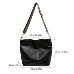 Vintage Ethnic Style Hobo Crossbody Bag Large Capacity Shoulder Bag