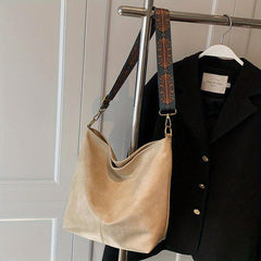 Vintage Ethnic Style Hobo Crossbody Bag Large Capacity Shoulder Bag