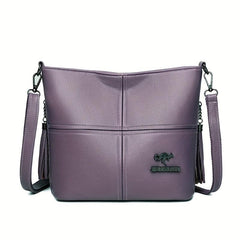 Small Zipper Solid Crossbody Bag PU Leather Underarm Bag Purse