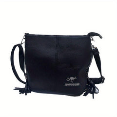 Small Zipper Solid Crossbody Bag PU Leather Underarm Bag Purse