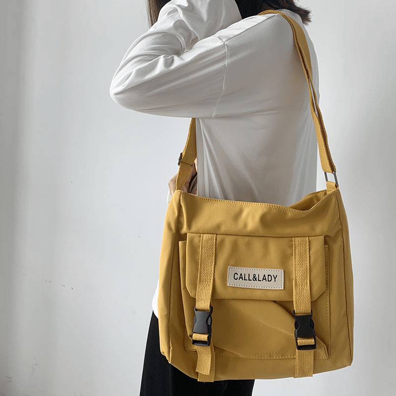Cartoon Decor Preppy Shoulderbag for Students