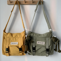Cartoon Decor Preppy Shoulderbag for Students