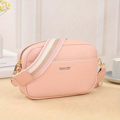 Small Letter Crossbody Bag with Wide Strap for Women