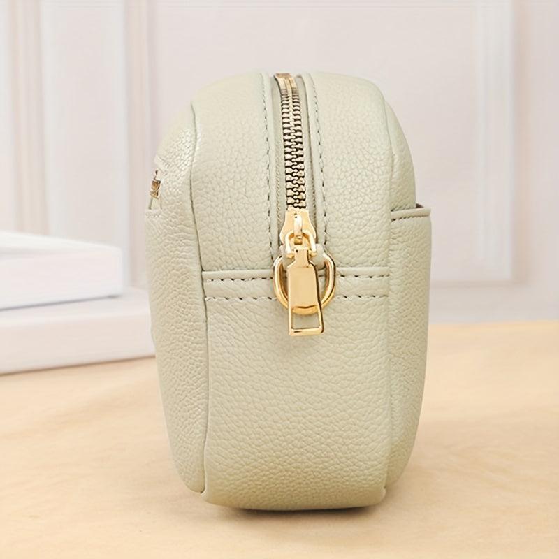 Small Letter Crossbody Bag with Wide Strap for Women