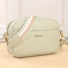 Small Letter Crossbody Bag with Wide Strap for Women