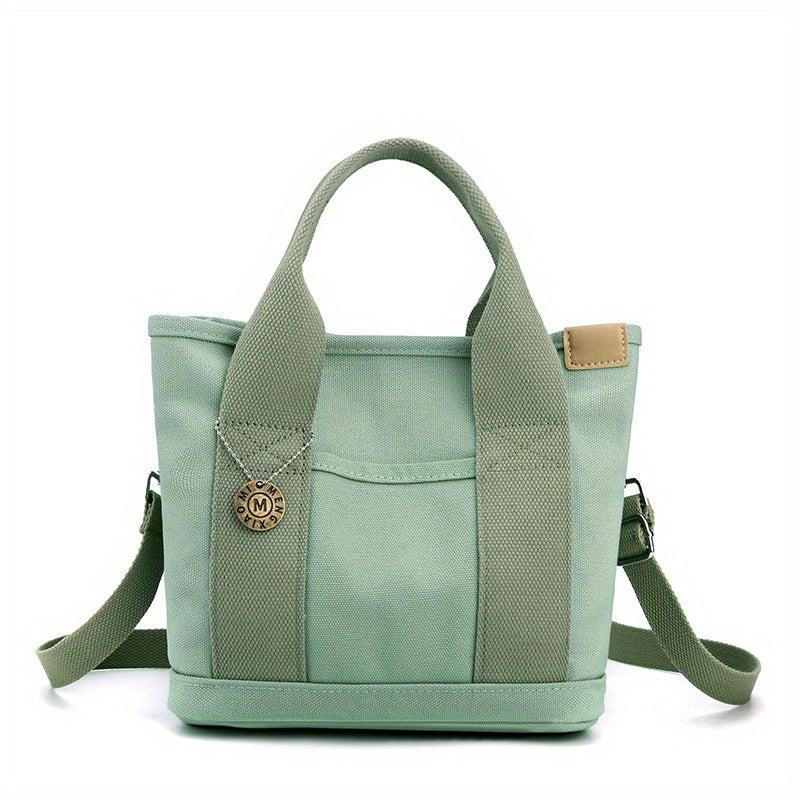 Canvas Lunch Box Bag for Women Crossbody Bag for Work & Out